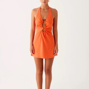 Peppermayo Exclusive - Coa Mini Dress - Tangerine